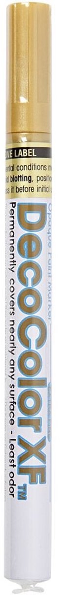Deco stift, lijndikte: 0,8 mm, goud, 1stuk