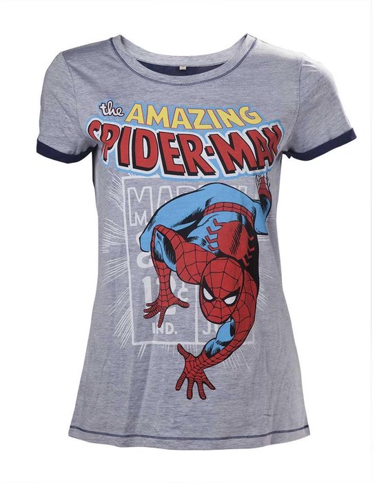 etiket Uitstekend rijstwijn Marvel - The Amazing Spiderman Dames T-shirt - S | bol.com