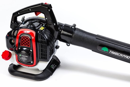 TIMBERPRO – 3in1 – Bladblazer - Benzine - Zuig en versnipperfunctie - 26cc - Blaassnelheid 225 km/u - Opvangzak 45 l