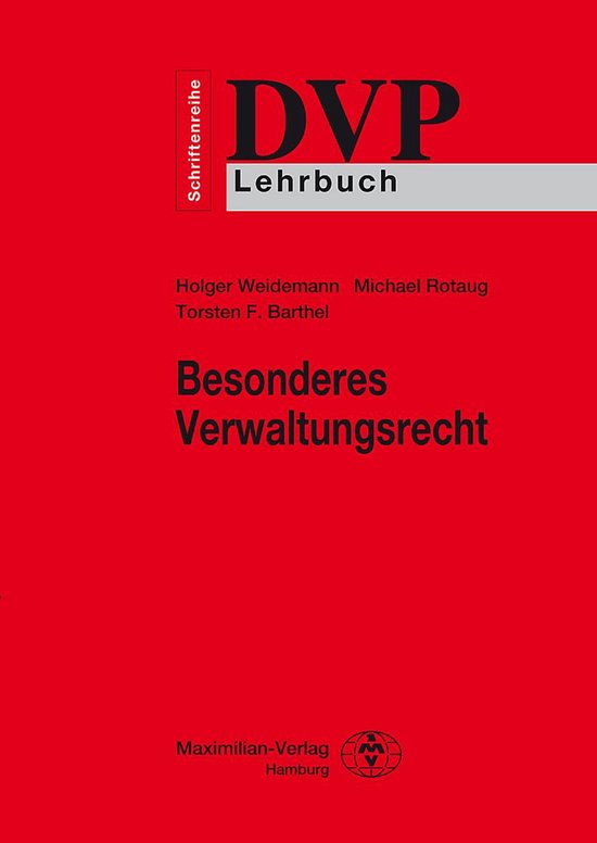 Besonderes Verwaltungsrecht - cover