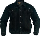 Spijkerjack Duke 2XL t/m 6XL - zwart - 4XL