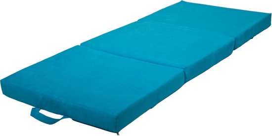 Opvouwbare matras, bed, foam 80x200x10cm - Blauwe | bol.com