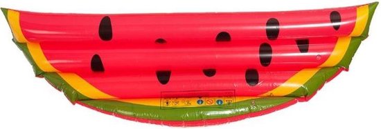 Grafix Luchtbed Watermeloen 177 X 66 X 16 Cm Groen/rood