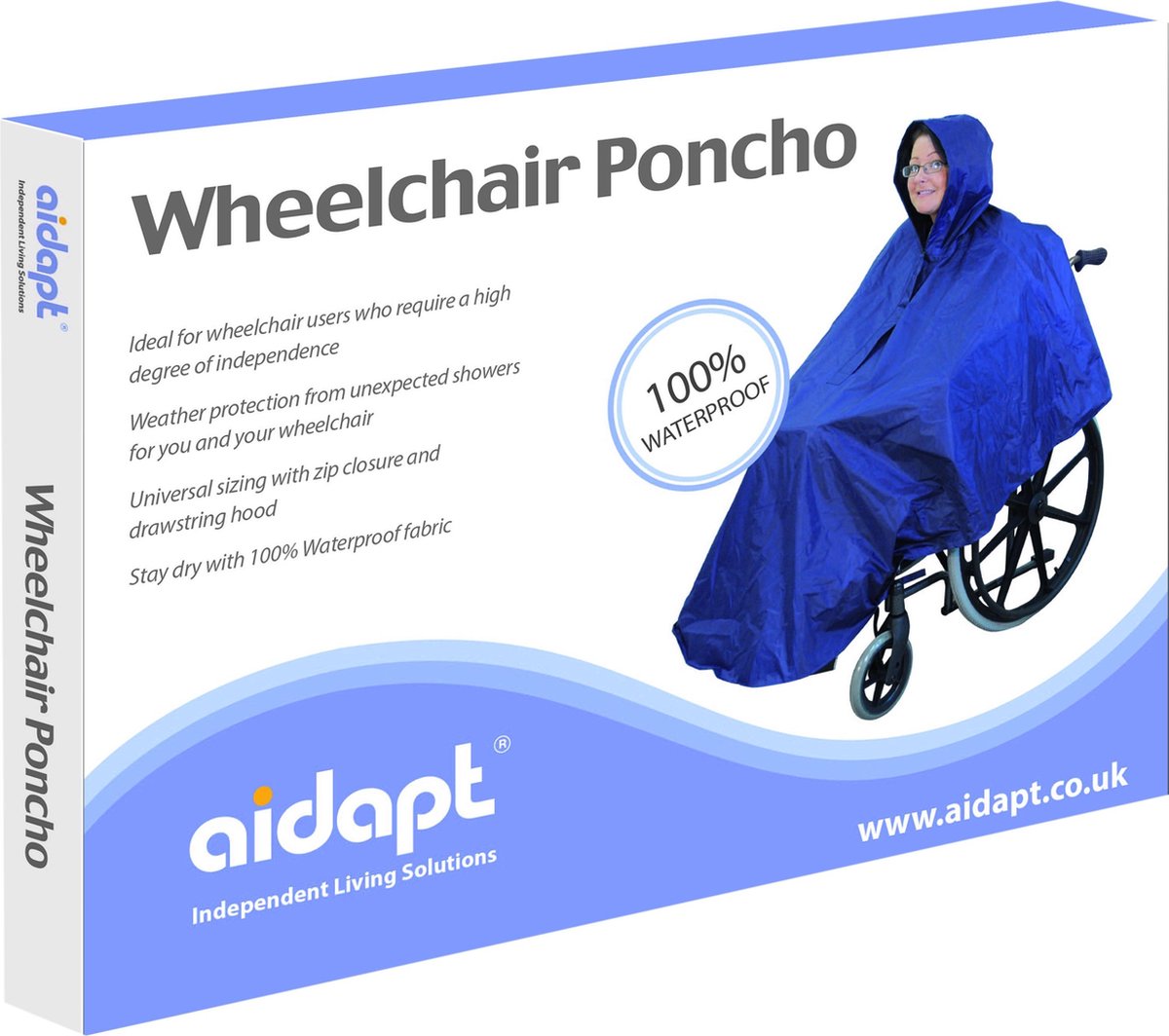 Aidapt - poncho - voor rolstoel of rollator bol.com
