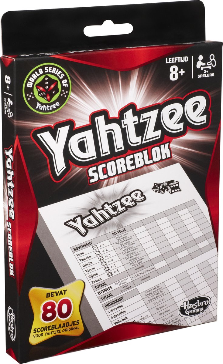 Yahtzee Scoreblok | bol