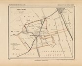 Historische kaart, plattegrond van gemeente Schipluiden in Zuid Holland uit 1867 door Kuyper van Kaartcadeau.com