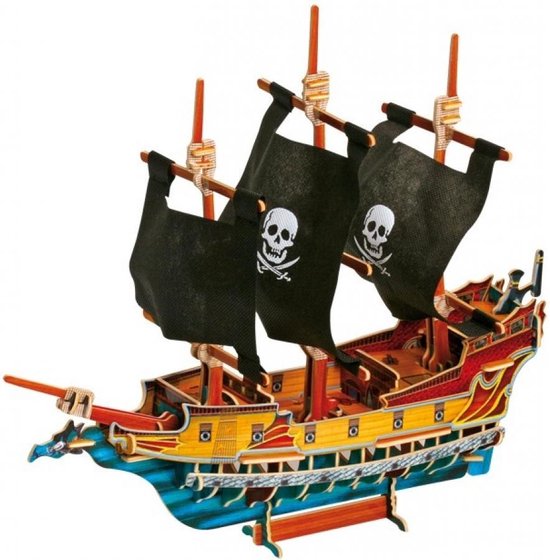 Geven Donker worden Milieuvriendelijk Small foot 3d puzzel piratenschip | bol.com