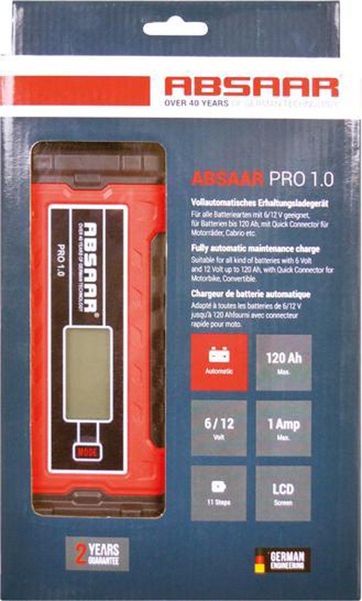 Chargeur de batterie Absaar pro 4.0