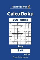 Puzzles for Brain Calcudoku - 200 Easy 8x8 Vol. 18