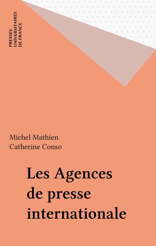 Les Agences de presse internationale - cover