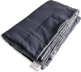 SensoLife Verzwaringsdeken ELEGANT - 10 kg - 150x200cm - Donker Grijs - Weighted blanket