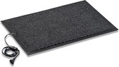 Warme voeten mat antraciet 90X150 WATERPROOF inclusief schakelaar IP, 230Vac, tapijt, rubber.