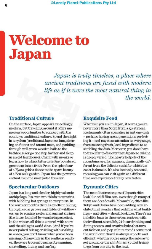 Lonely Planet Japan