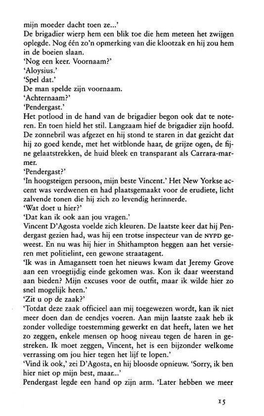 Een gesprek tussen twee mannen, een speeltuin en een onderzoek.