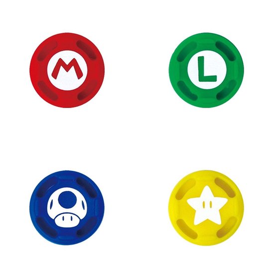 Hori Controller Cap Super Mario (Set of 4) (Nintendo Switch) - Hori