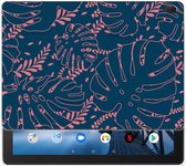 Lenovo Tab E10 Siliconen Hoesje Palm Leaves