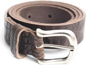 Tannery Leather Tannery Leather Dames Broekriem Bruin 85 cm