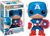 MARVEL - Bobble Head POP N° 159 - Cap. America 75TH Ann. (LTD)