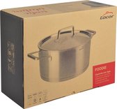 Bol.com LACOR FOODIE Soeppan met deksel - inox - 7 liter - 24cm aanbieding
