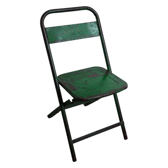 Raw Materials Iron stoel - Klapstoel – Groen – Ijzer | bol