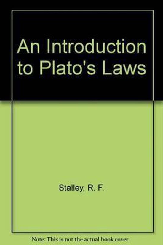 An Introduction to Plato's Laws 9780872206434 R. F. Stalley Boeken