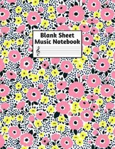 Blank Sheet Music Notebook