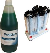 ProGlans® Bierglasreiniger Set 1B (Spoelborstel Speciaal+Fles)