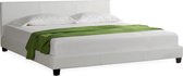 Corium® Bedframe - kunstleer 200x200cm wit