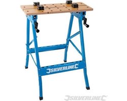 Silverline 'Heavy-Duty' werkbank met kantelbaar werkblad 150 kg