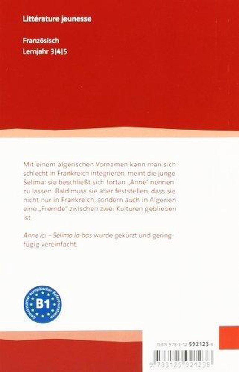 Anne ici - Sélima là-bas | 9783125921238 | Marie Féraud | Boeken | bol