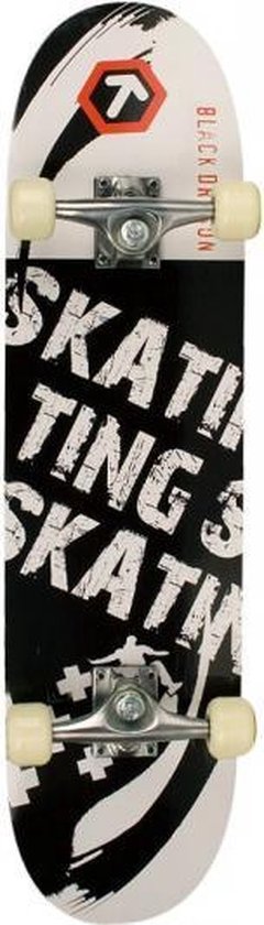 Professioneel skateboard zwart/wit | bol.com