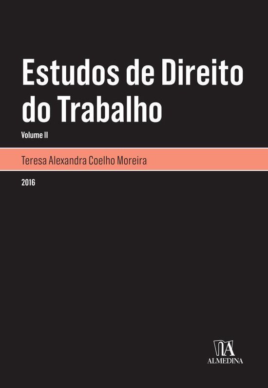 Estudos de Direito do Trabalho - Volume II - cover