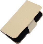 Wit Samsung Galaxy S Advance I9070 cover case booktype hoesje Ultra Book