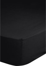 Jersey hoeslaken, zwart - 140 x 200 cm