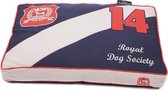Lex & Max Classic Housse ample pour lit box pour chien coussin 75x50x9cm bleu foncé