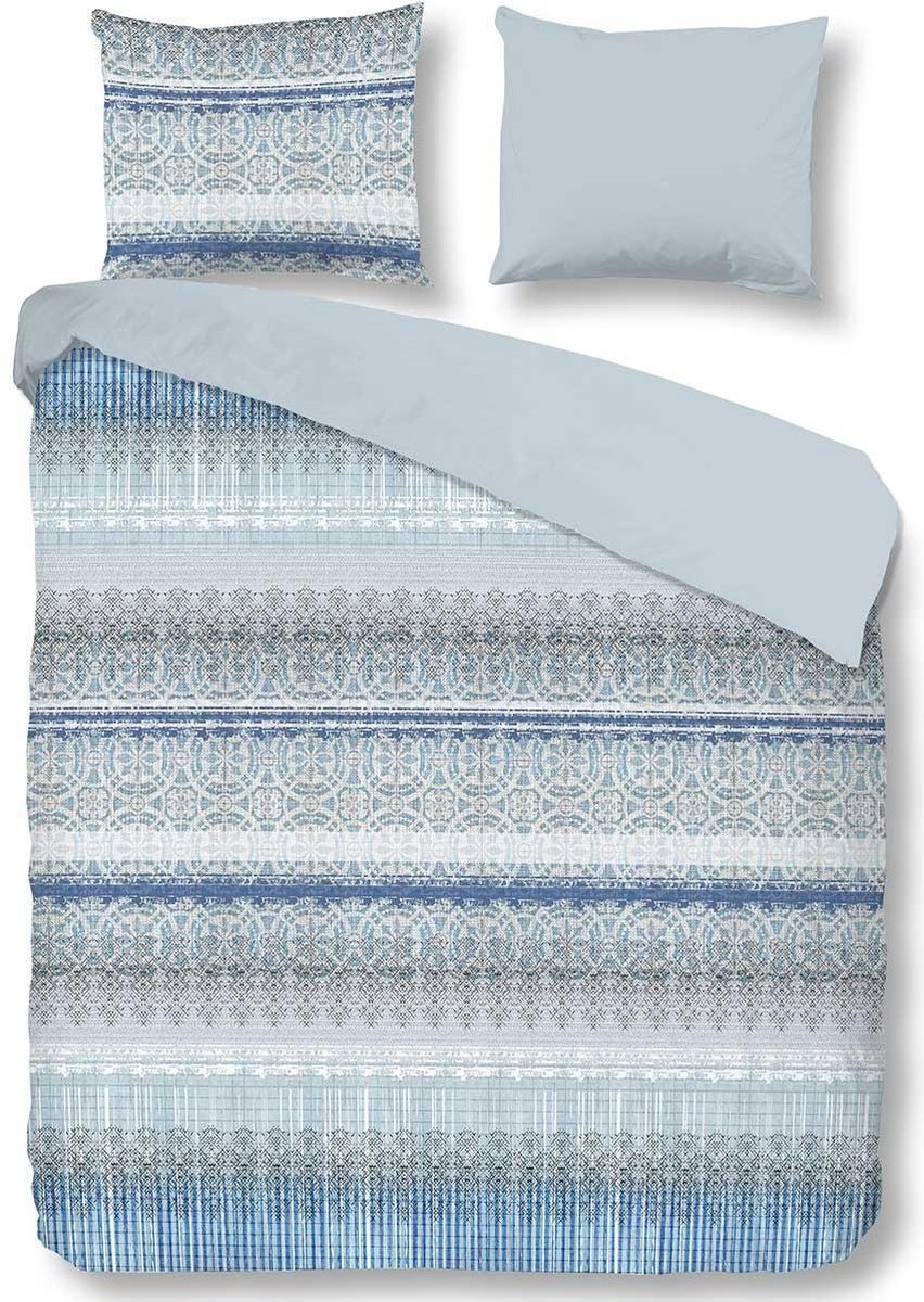 Good Morning Quinty Dekbedovertrek - Lits-jumeaux - 240x200/220 cm - Blauw