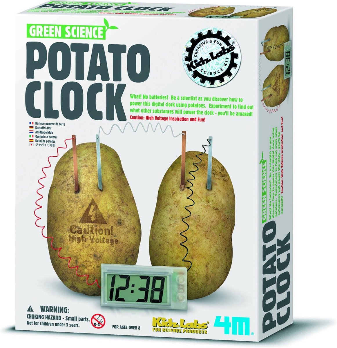4M Kidzlabs Green Science - Potato Clock