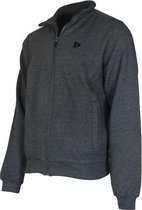 Donnay sweater zonder capuchon - Sporttrui - Heren - Maat M - Donkergrijs gemÃªleerd