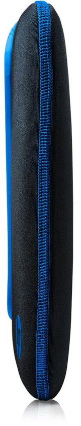 HP Neopreen - Laptop sleeve - 15,6 inch - Zwart/ Blauw - HP