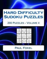 Hard Difficulty Sudoku Puzzles Volume 4