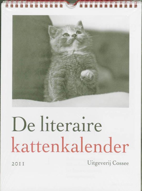 Cover van het boek 'De literaire kattenkalender / 2011'