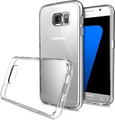 Xssive Hoesje voor Samsung Galaxy S6 Edge Plus - Back Cover - TPU Ultra Thin - Transparant