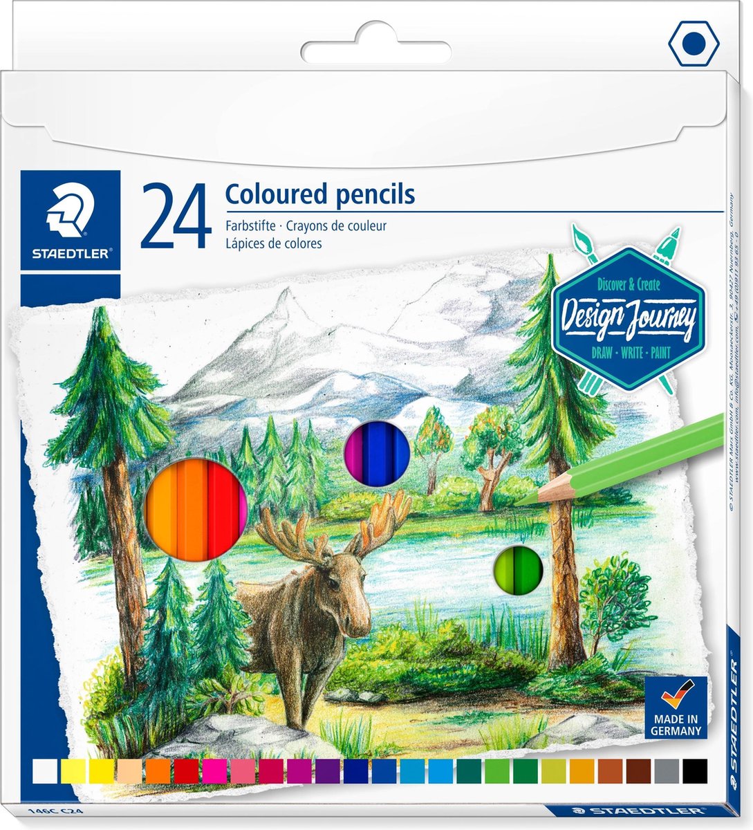 STAEDTLER Design Journey - kleurpotloden - set 24 st