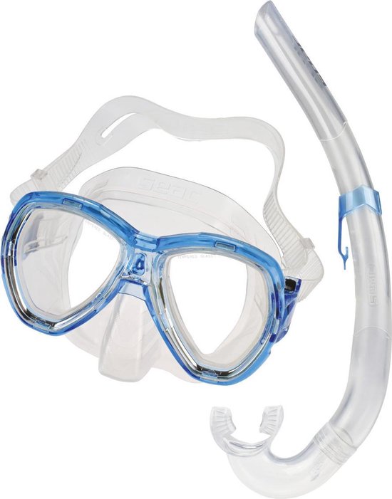 SEAC Combo volwassenen snorkelset - Cove - Zwart