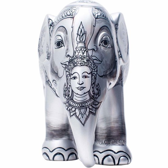 Elephant Parade Dheva Ngen - Statue d'éléphant Handgemaakt - 15 cm