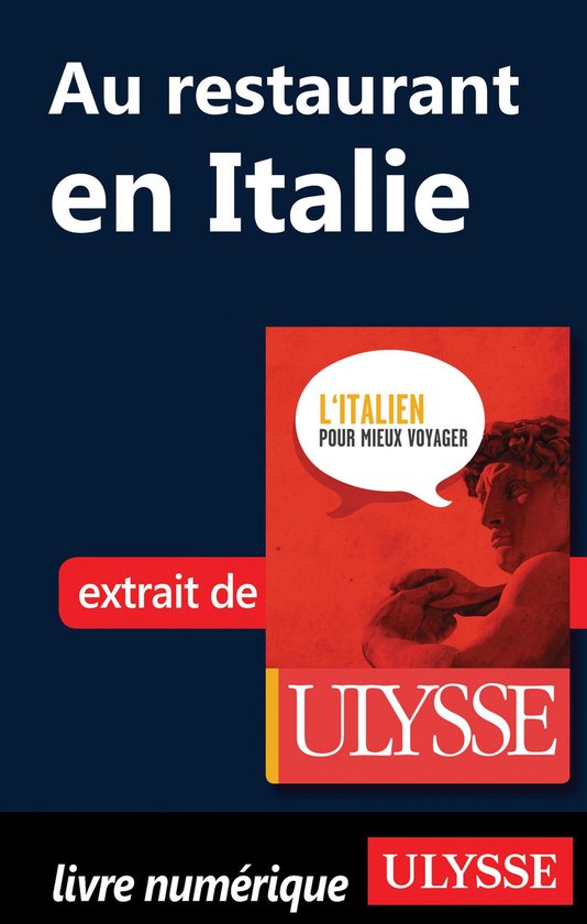 Guides de conversation - Au restaurant en Italie (Guide de c ... - cover