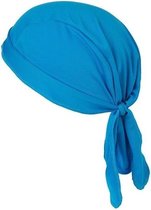Sport bandana volwassen blauw - Absorberend materiaal