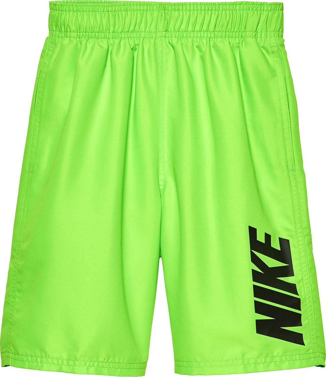 lime green nike swim trunks