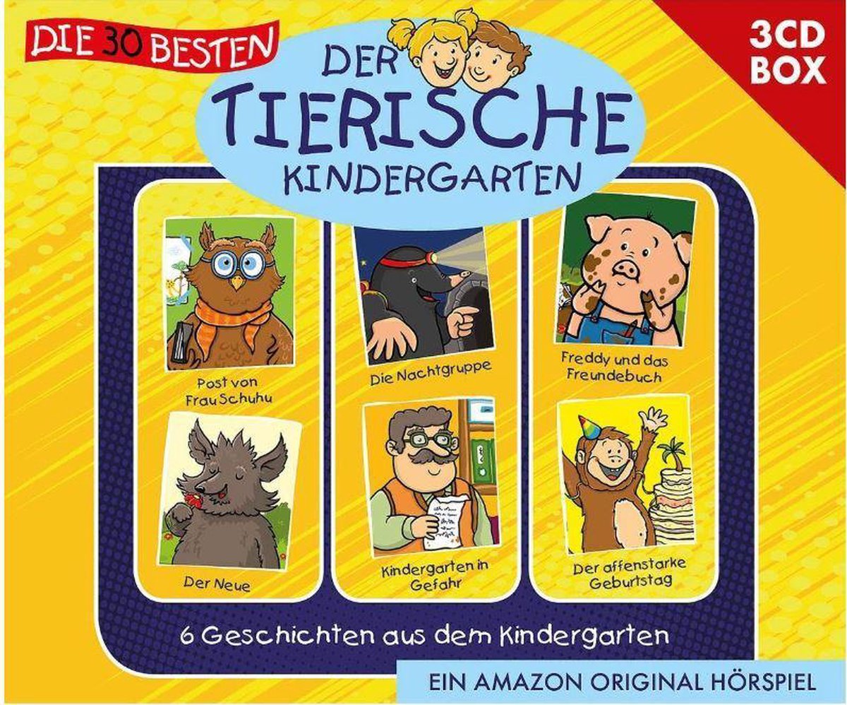 Der Tierische Kindergarten 3-cd-box Vol.1