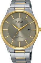 Pulsar PS9544X1 horloge heren - zilver en goud - edelstaal